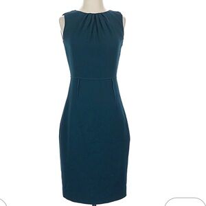Elie Tahari Sleeveless Teal Dress size 12